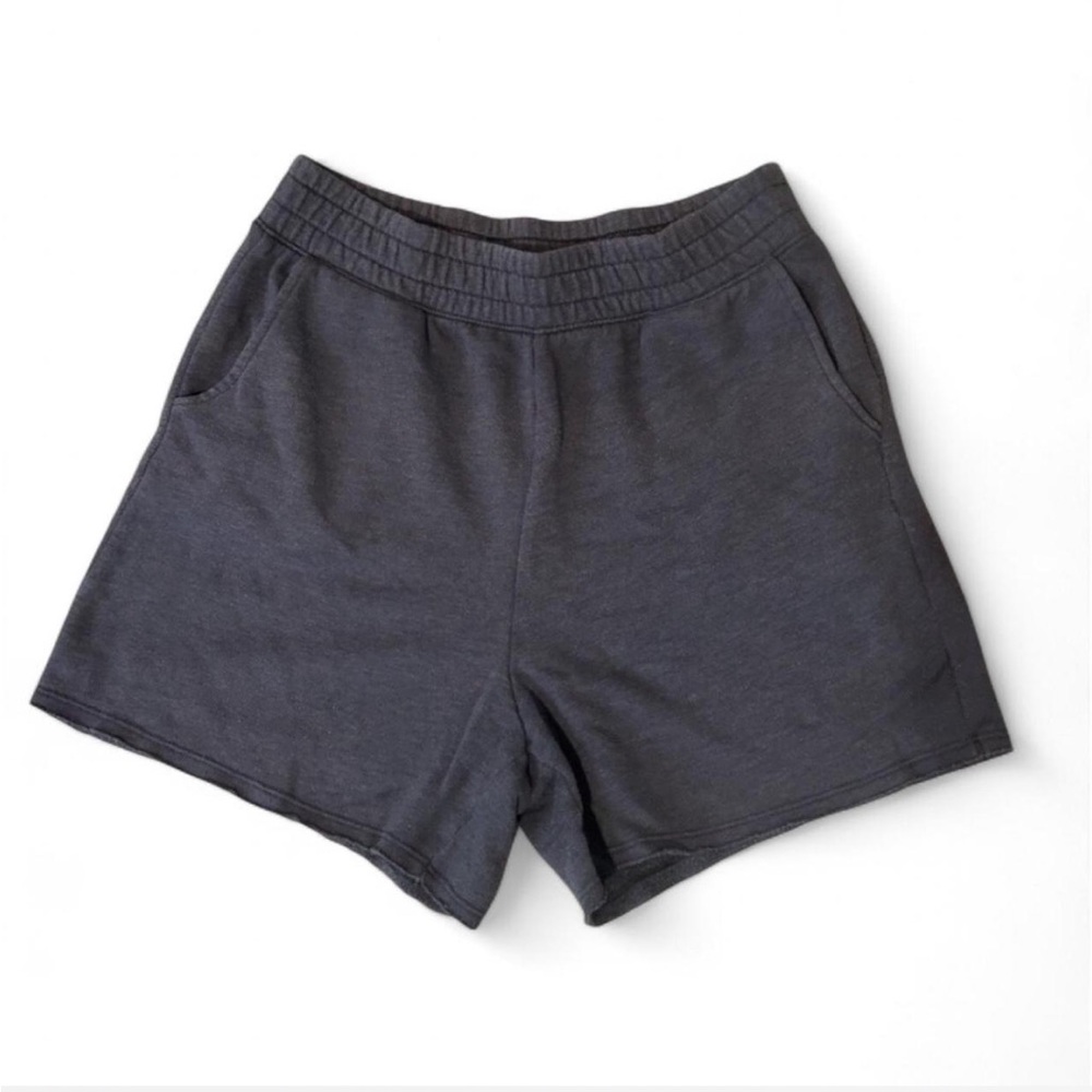 dark gray aerie sweatshorts with pockets
